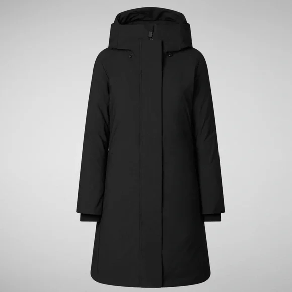 SAVE THE DUCK Jackets Coats Womans Hooded Parka Sienna In